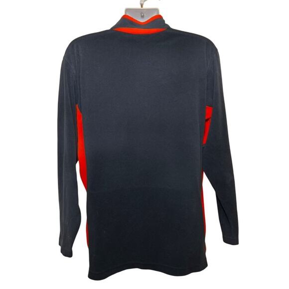 Columbia Fleece Quarter Zip Pullover, Blue with Auburn Logo, Men's XL - Picture 4 of 8